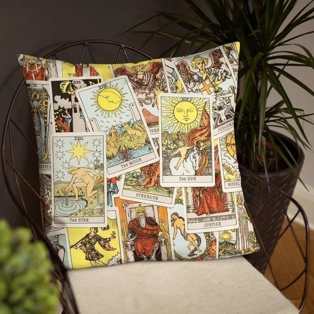 Tarot Pillow Cases - New without packing Set of 2 Cases with zipper closure